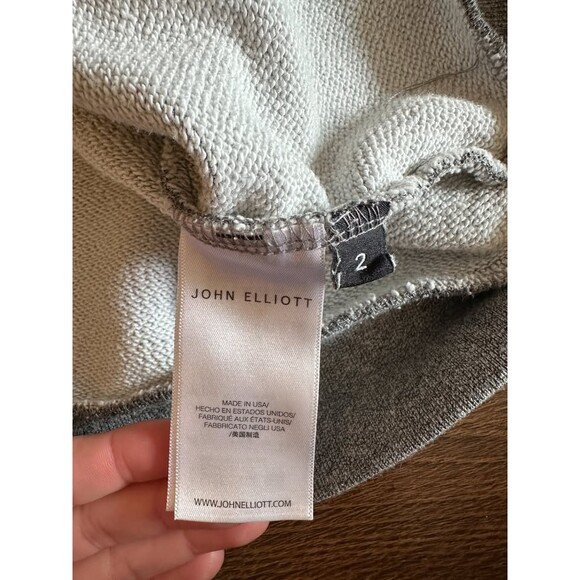 Men's John Elliott Grey Hoodie - Size M - Picture 4 of 4
